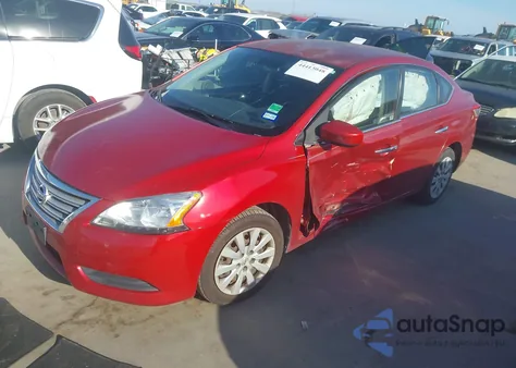 2014 Nissan Sentra Sv z USA, uszkodzony, nr VIN 3N1AB7AP9EY240408